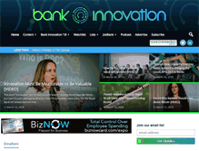 Tablet Screenshot of bankinnovation.net